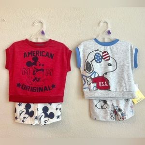 New Toddler Boy Americana Clothes 12 Months